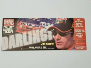 Darlington Speedway Nascar Race Ticket August 31 2001 Racing - Picture 1 of 2