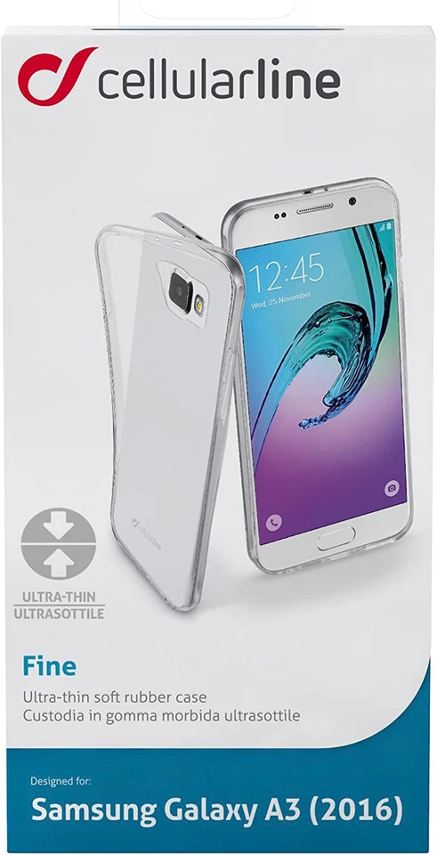 Cellularline Fine Cover Schutzhülle Backcover für Samsung Galaxy A3 (2016) - Bild 1 von 2