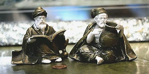 Unique Antique 2 Small Porcelain Collectible Figurines - Schafer & Vater - Picture 1 of 12