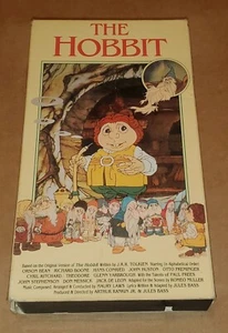 The Hobbit VHS 1977 Lord of the Rings Animated Cartoon Rankin Bass 1991 Release - Picture 1 of 6
