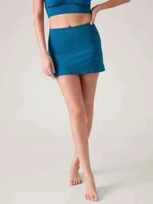 Athleta XS Tidal Swim Skirt Dark Lapis Blue Water Sports Swim Bottoms Active NEW - Image 1 of 4