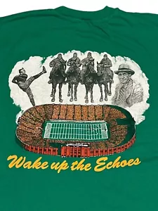 Vintage Notre Dame Football Allumni Assn. "Wake Up The Echoes" T-Shirt *NO TAG* - Picture 1 of 10