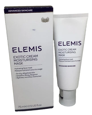 ELEMIS EXOTIC CREAM MOISTURISING MASK 2.5 OZ 75 ML  NEW IN BOX DAMAGED BOX - Image 1 of 4