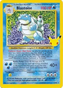 2021 Pokemon Blastoise 25th 2/102 Celebrations Classic Collection - Picture 1 of 1
