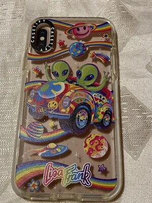 Authentic Lisa Frank Casetify IPhone X Phone Case Zoomer & Zorbit Aliens - Image 1 of 3