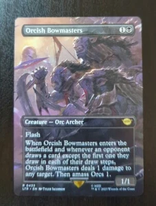 MTG LOTR Tales of Middle Earth Orcish Bowmasters BORDERLESS M/NM Pack Fresh - Picture 1 of 2