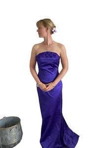 Prom, Bridesmaid, Formal Dress, Purple, Size 8-10 2 Piece Skirt And Corset - Picture 1 of 4