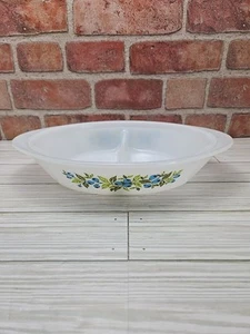 Blueberry Casserole Glasbake Divided Glasbake J 2352  10 - Imagen 1 de 6