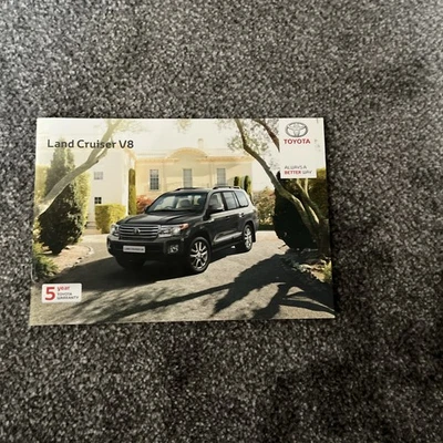 Toyota Land Cruiser V8 UK Market Sales Brochure April 2015 - Image 1 of 4