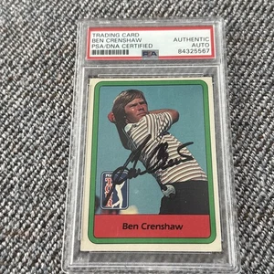 BEN CRENSHAW Signed 1982 Donruss #20 Slabbed Auto Card Legend BAS - Picture 1 of 2