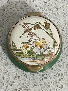 STAFFORDSHIRE ENAMELS TRINKET BOX JULY - COUNTRY DIARY OF AN EDWARDIAN LADY - Picture 1 of 7