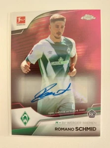Topps Chrome Bundesliga 2022-23 Romano Schmid RC Rookie Auto /150 Werder Bremen - Bild 1 von 2