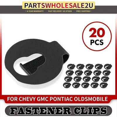 20 piezas clips de retención de varilla de acelerador de metal de 6,35 mm para Chevy GMC Pontiac Oldsmobile Foto 1 de 4