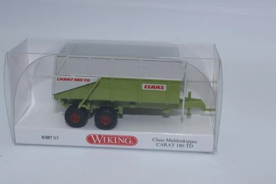WIKING 038703 Claas Dumper Kipper Carat 180 Td 1:87 H0 New Original Packaging - Image 1 of 4