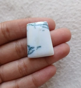 Natural Tree Agate Fancy Cabochon 26x20x6.5mm Approx 25.90Cts AMJ716 - Picture 1 of 3