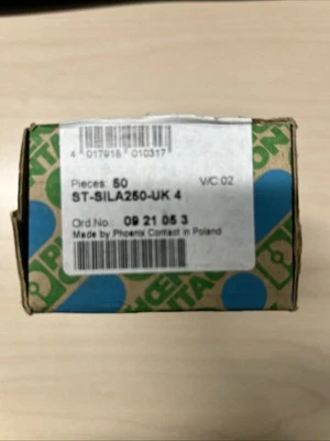 PHOENIX CONTACT  ST-SILA250-UK4 fuse plug (50) - Image 1 of 4