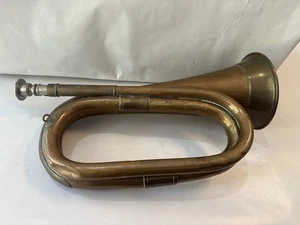 Vintage Brass/copper Bugle Horn unbranded - Picture 1 of 5