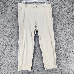 Lululemon Pants Mens 34 Tan ABC Classic Fit Straight Leg - Picture 1 of 11