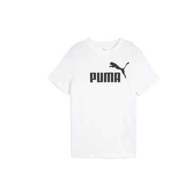 PUMA Essentials No. 1 Logo Crew Neck Short Sleeve T-Shirt Youth Girls Size S  Ca - Image 1 of 2