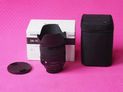 Sigma Art 24-70mm F/2.8 DG OS HSM Lens For Nikon F in excellent condition - Image 1 of 4
