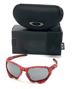 OAKLEY PLAZMA (A) OO9019-07 Red Tiger / Prizm Black 59mm Sunglasses - Picture 1 of 3