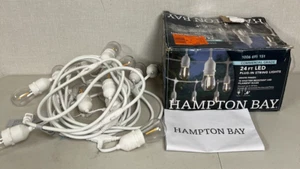 Hampton Bay 24 ft LED String Lights with 12 Shatter proof bulbs - Picture 1 of 6
