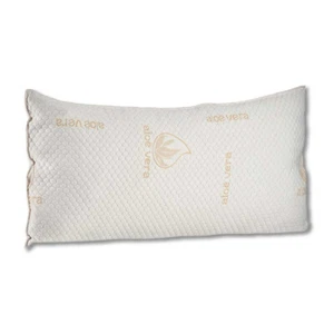 Cuscino Maxi Schiuma AloeVera Anatomico Anallergico Traspirante Borsa PVC 90x40c - Foto 1 di 5