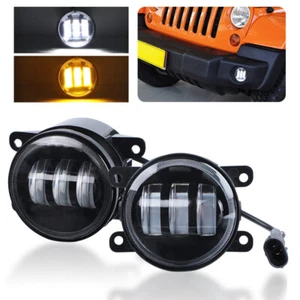 3.5" LED Fog Light Bumper Lamp Yellow White For Jeep Wrangler JK Dodge Journey - Bild 1 von 10