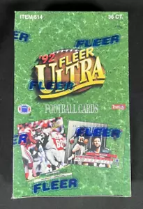 1992 Fleer Ultra Football Box Sigillato in Fabbrica Possibile Reggie Auto Bianca - Foto 1 di 6
