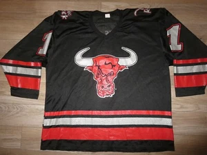 The Rock Dwayne Johnson World Wrestling Federation WWE Football Jersey XL mens - Picture 1 of 3