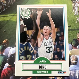 1990-91 Fleer - Black Line Under Biographical Information #8 Larry Bird MINT!! - Picture 1 of 4