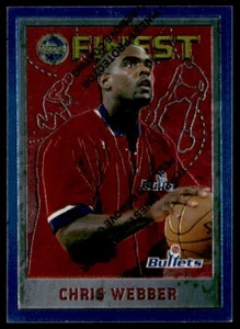 1996 Topps Finest #144 Chris Webber   Basketball Washington Bullets - Picture 1 of 2