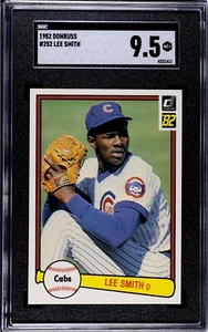 1982 Donruss - Lee Smith #252 (RC) SGC 9.5 - Bild 1 von 2