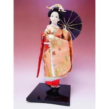 Japanese souvenirs ◆Japanese doll [Pink kimono/umbrella] NEW