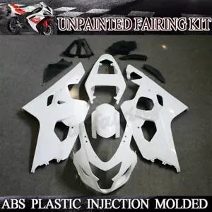Unpainted Fairing Kit For Suzuki GSXR600 750 2004 2005 K4 04 ABS Injection Body - Picture 1 of 11