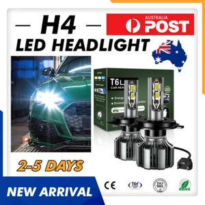 For FORD RANGER【2006 - 2014】Kit High Low Beam H4 9003 Headlight 6000K Globes - Picture 1 of 22