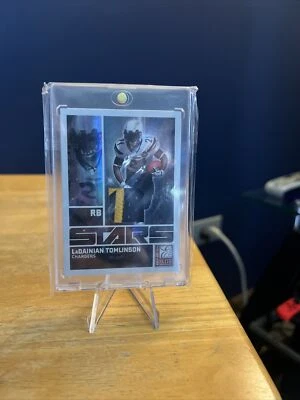 Ladainian Tomlinson 2009 Donruss Elite Football 2 Color Game Used Patch 10/50 - Image 1 of 2