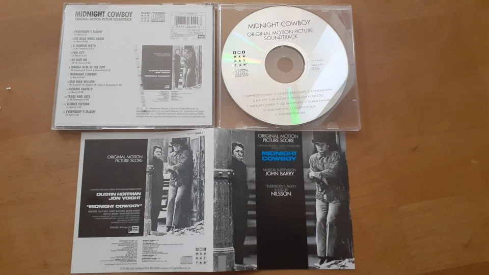 CD JOHN BARRY (Composer) Midnight Cowboy EMI 1985 FILMMUSIK O.S.T. rar KULT - Bild 1 von 1