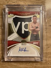 Kai Kara-France Gold Auto /5 Relic  - 2023 Panini UFC Chronicles + 3 See Pics
