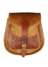 Handmade Leather Sling bag Cross body Bag For Women Shoulder Bag Saddle Bag