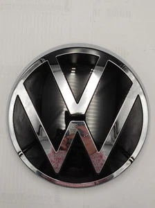 NEU + Original VW Arteon Emblem für Kühlergrill Logo Chrom schwarz 5H0853601D - Picture 1 of 6