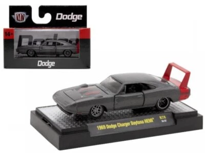 DODGE Charger Daytona - HEMI - 1969 - grey - M2 1:64 - Bild 1 von 4