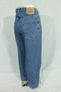 Vintage Levis 550 Relaxed Fit Mid Wash Blue Jeans W38 30L - Picture 1 of 12