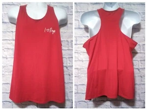 Cacique by Lane Bryant Pajama Shirt Woman Plus Size  18/20 Red Tank Top I 💕Naps - Picture 1 of 12