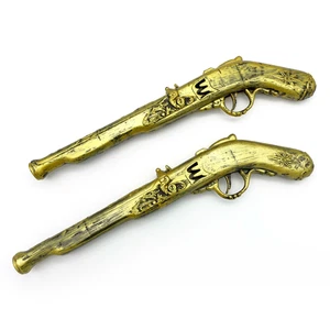 ANTIKE PIRATEN PISTOLE Karneval Fasching Mittelalter Seeräuber Kinder Erwachsene - Bild 1 von 7