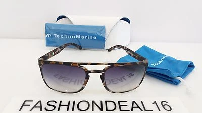 Nuevo TechnoMarine Auténtico Manta Ray Marrón Camuflaje TMEW006-02 54mm Gafas de Sol Foto 1 de 4