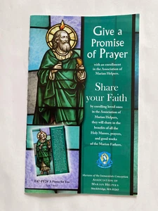 Give a Promise of Prayer with an enrollment in the Association booklet LIKE NEW - Picture 1 of 3