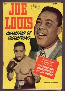 1950 Fawcett Joe Louis "Champion of Champions" Boxing Comic Book #1 - Picture 1 of 2