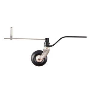 Carbon Fiber Tail Wheel Set For 30cc Gas RC Aircraft w/ 1.5" PU wheel & Alu Hub - Picture 1 of 11
