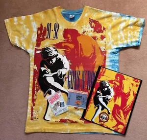 Guns N Roses t shirt Mens Size XL. Single stitch Also Programme and Tickets - Picture 1 of 12
